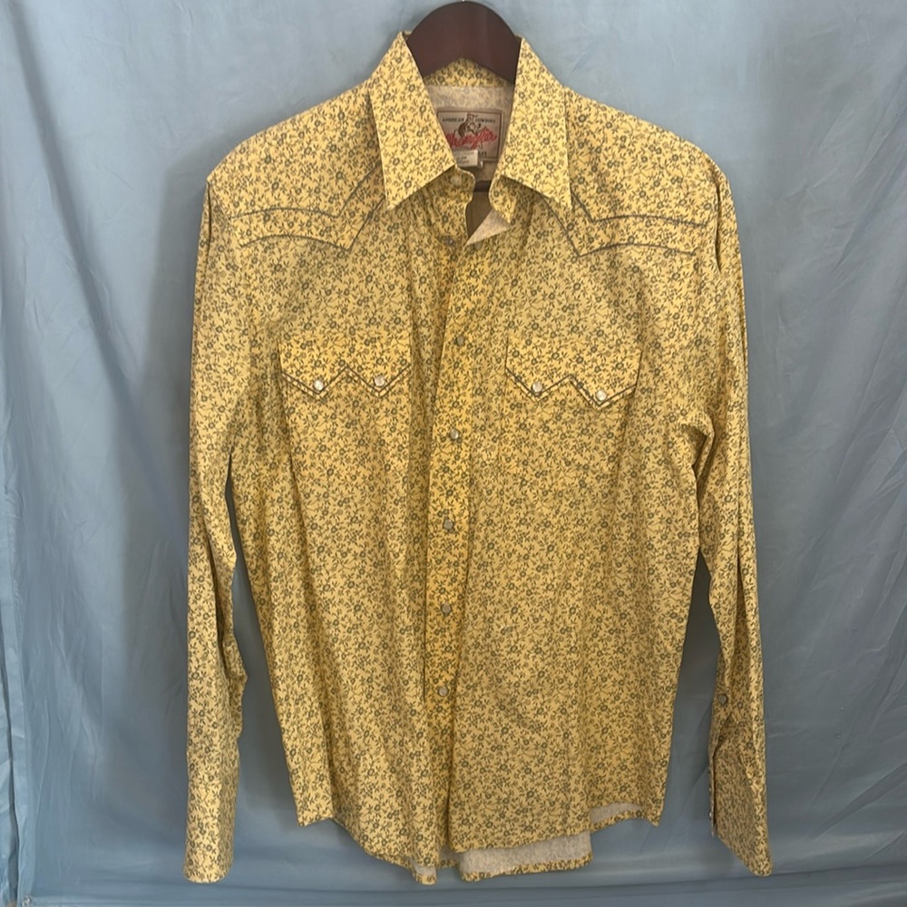Vintage Wrangler pearl snap